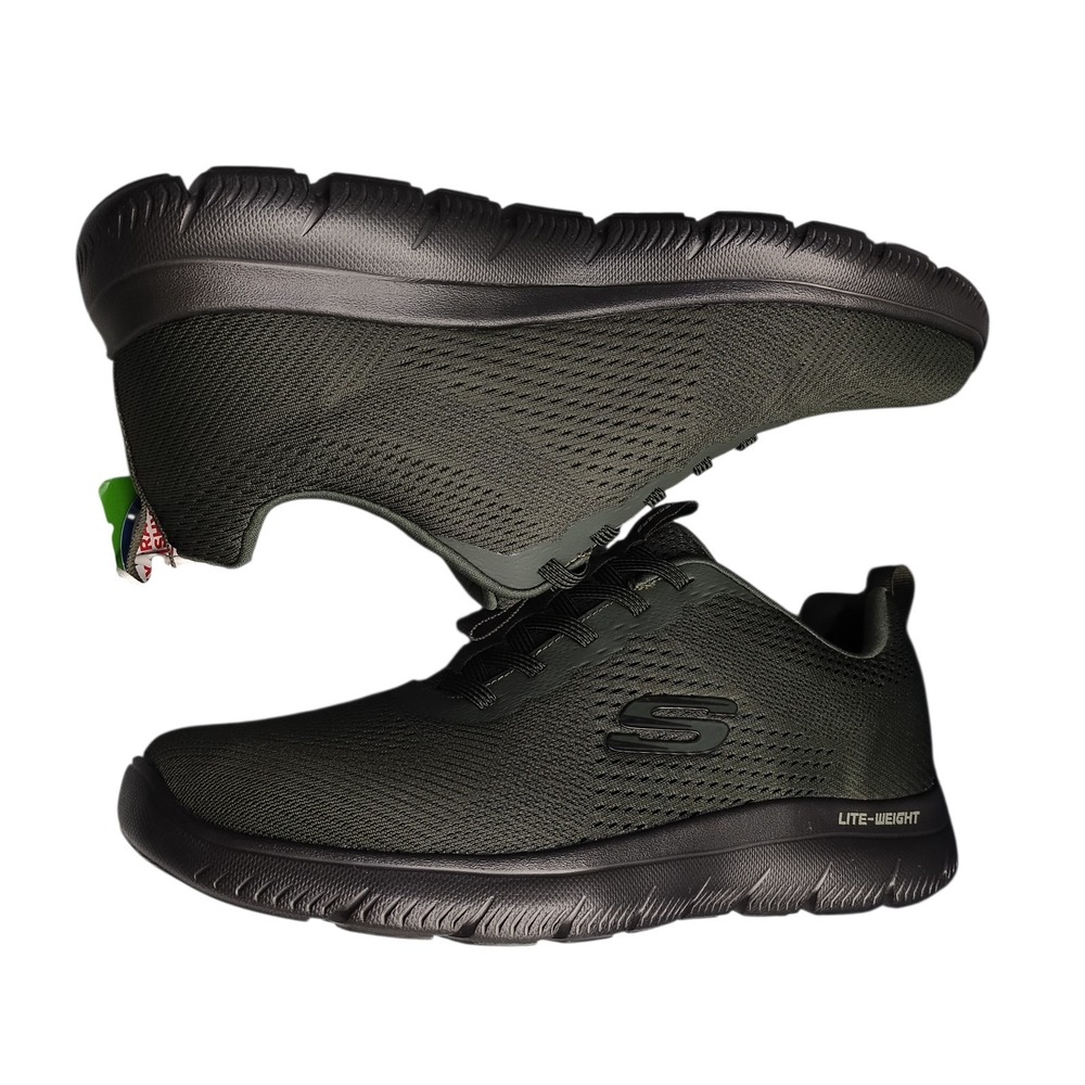 Skechers Summits Eckler Sneakers Mens Size 10.5 Green Memory Foam Low Top 232963